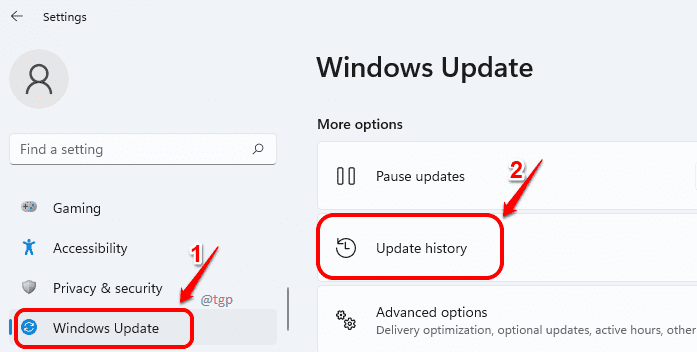 1 Windows Update-Verlauf