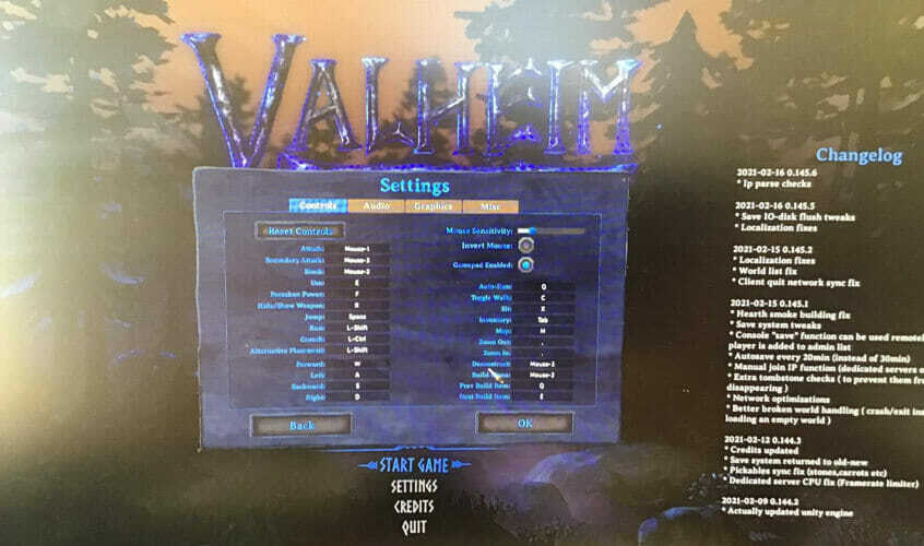 fix kék színű képernyő valheim