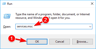 Poista laite turvallisesti -kuvake, joka ei näytä suoritettuja services.msc-tiedostoja