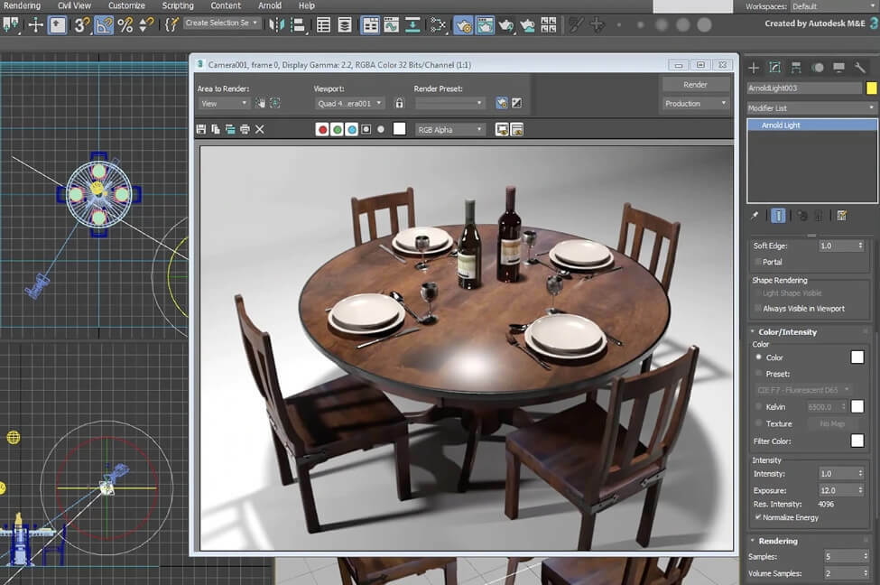 Interfaz de Autodesk 3DS Max