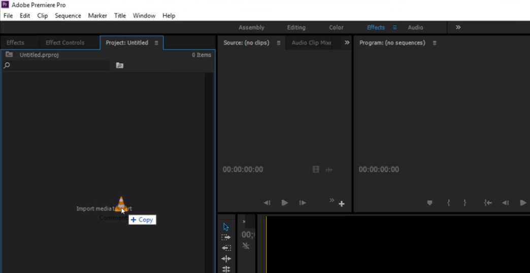 „Adobe“ premjera pro importo vaizdo įrašą