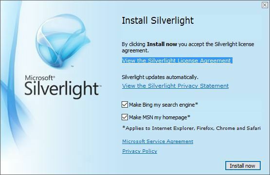 Silverlight-kurulum