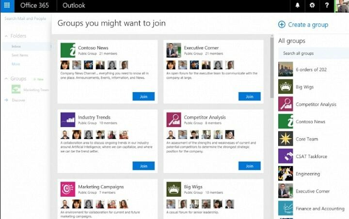 Office 365 créera automatiquement des groupes basés sur des rapports directs à partir du 13 avril