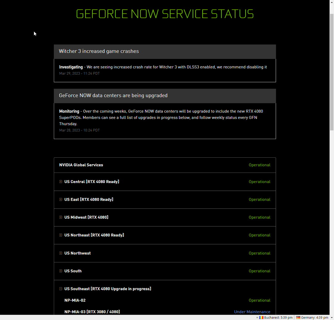 NVIDIA GeForce Now Error 0xc0f1103f: 7 módszer a megoldásra