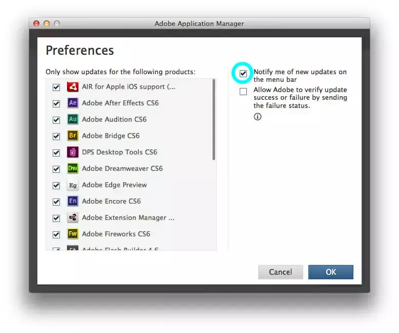 Vil du deaktivere Adobe Updater?: Bruk for Windows og Mac