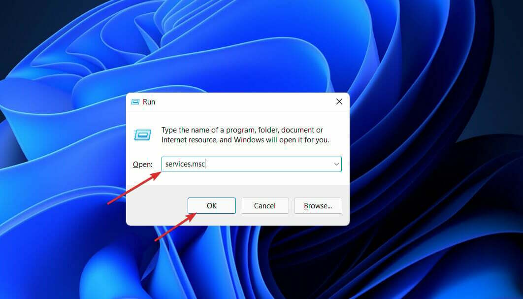 services-msc-run poista Windows 11:n telemetria käytöstä