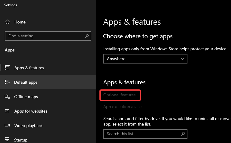asenna etäpalvelimen hallintatyökalut Windows 10