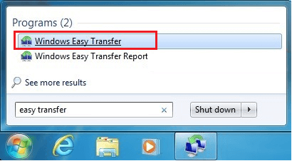 Transferir arquivos do Windows 7 para o Windows 10