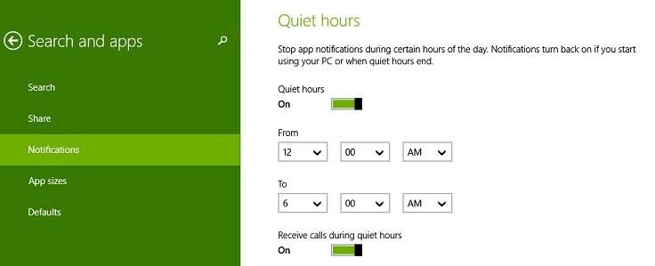 Jak spravovat „tiché hodiny“ ve Windows 8.1, 10