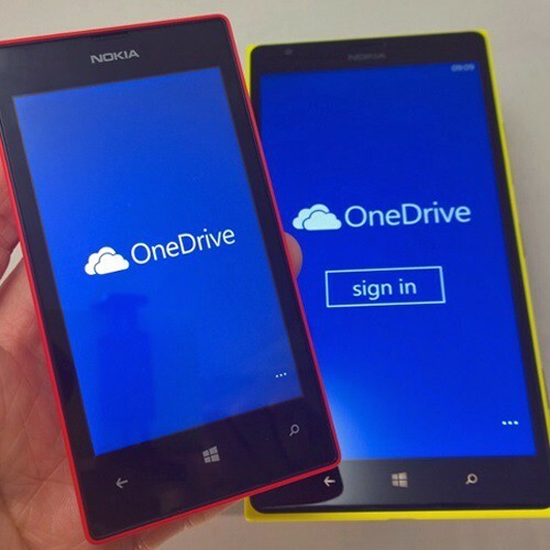 Windows 10 Mobile için OneDrive, Dosya ve Klasör Sıralamasında İyileştirmeler Aldı