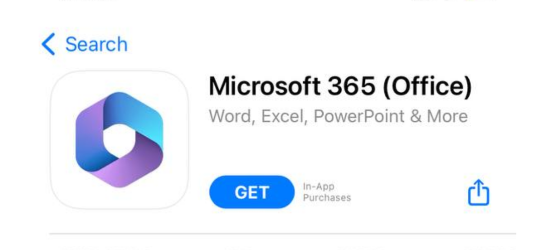 Ladda ner appen microsoft 365 på ios