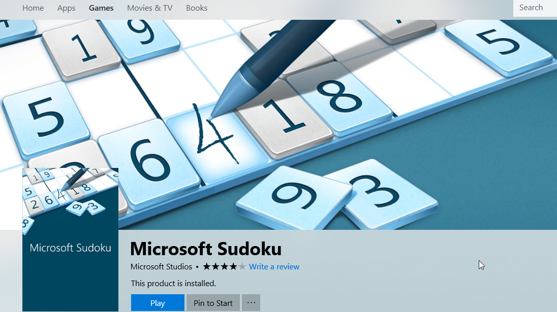Microsoft Sudoku aktualisieren