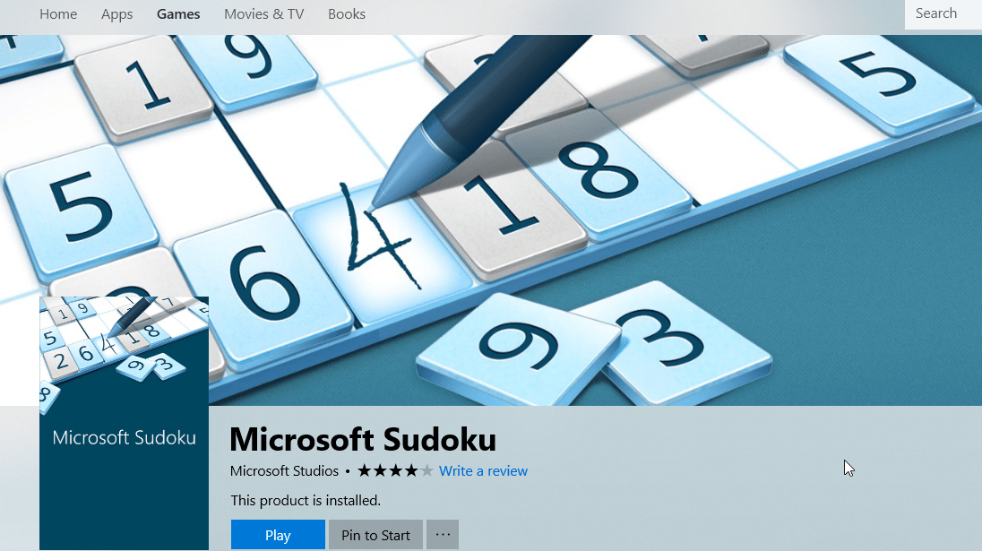 อัพเดท microsoft sudoku