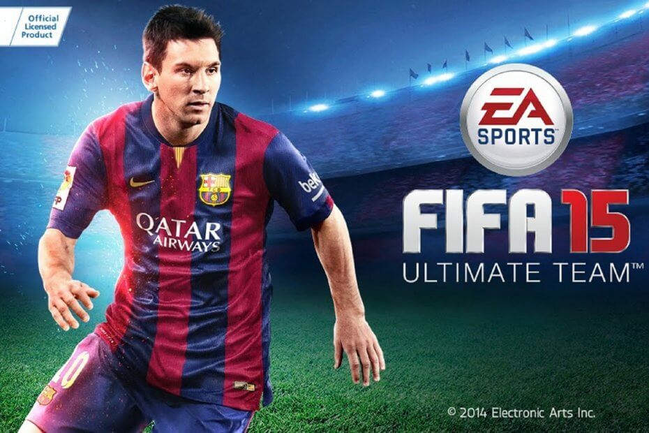 „FIFA 15 Ultimate Team“, skirta „Windows 10“ [apžvalga]