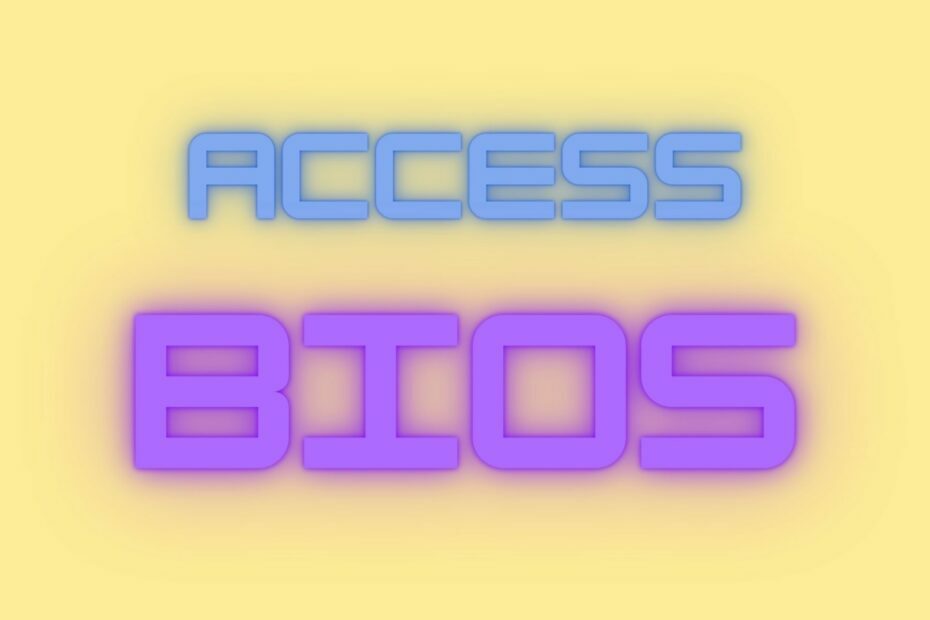 Достъп до bios windows 10