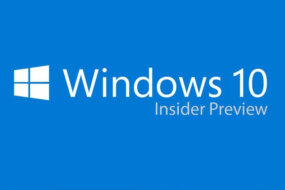 Vista previa interna de Windows 10