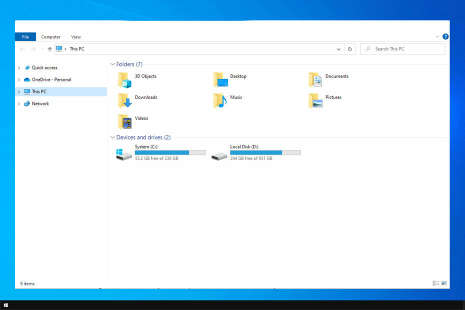 Windows File Explorer არ აჩვენებს ზედა ზოლს