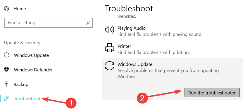 solucionador de problemas de actualización de Windows