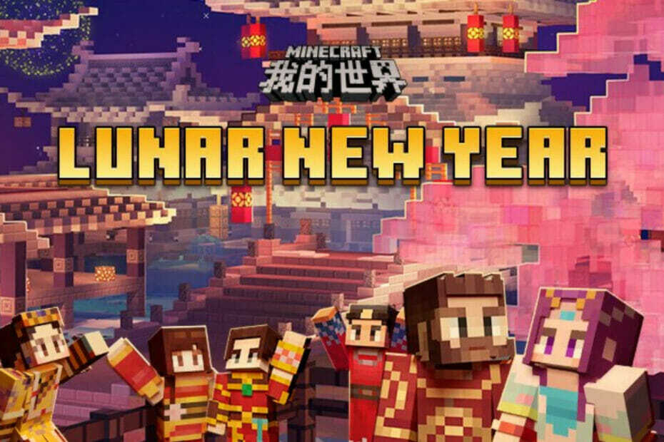 Minecraft księżycowy nowy rok