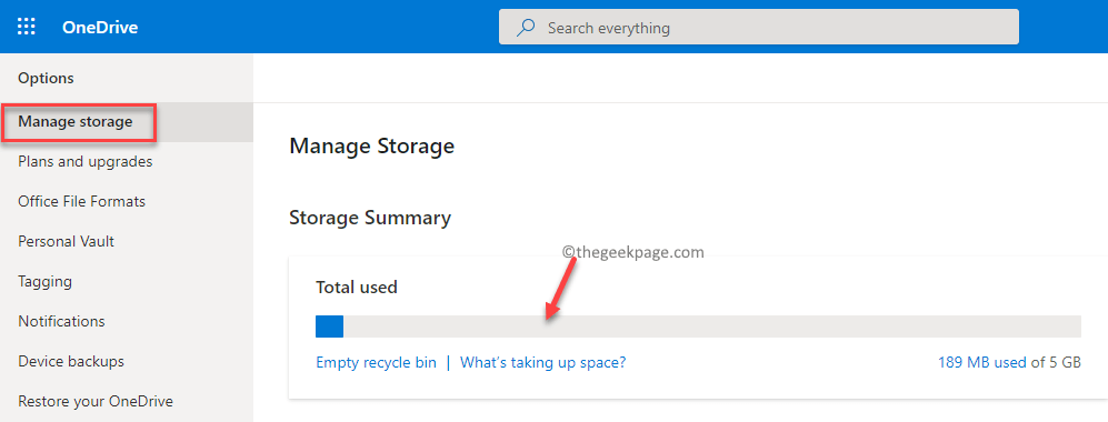 Как да проверите използването на вашето пространство за съхранение в OneDrive в Windows 11 / 10