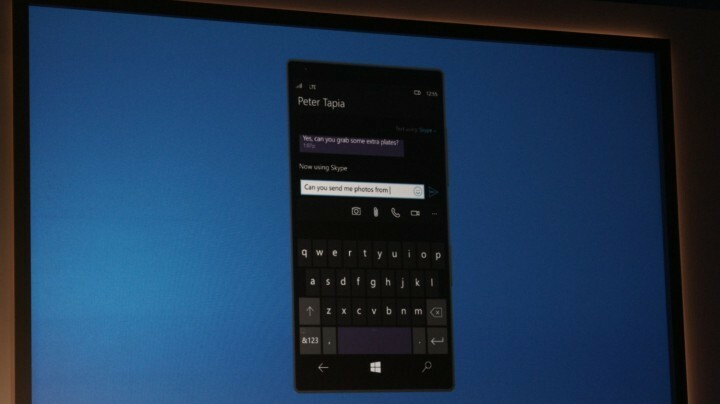 Windows 10 Mobile obtiene la aplicación Skype, actualmente en prueba