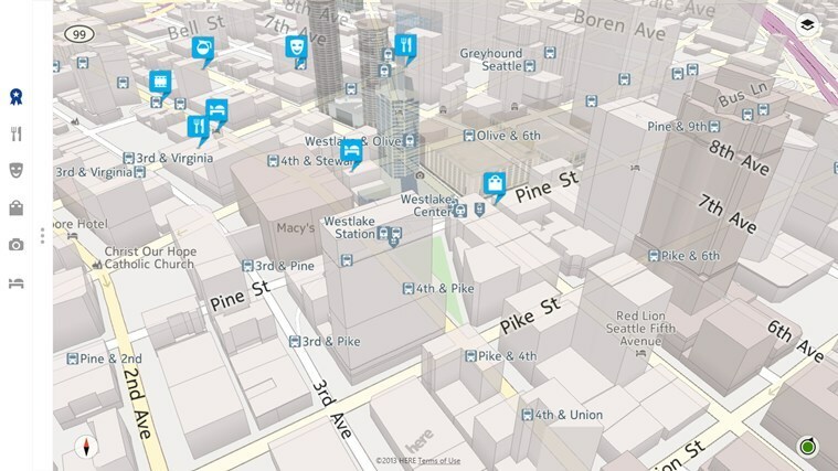 ovdje mape windows 8 app