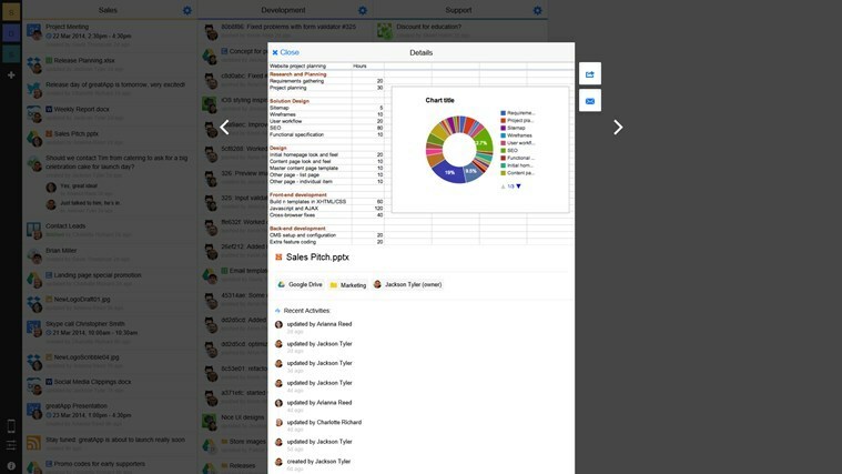 Team Tracking CatchApp pour Windows 8, 10 obtient une grosse mise à jour