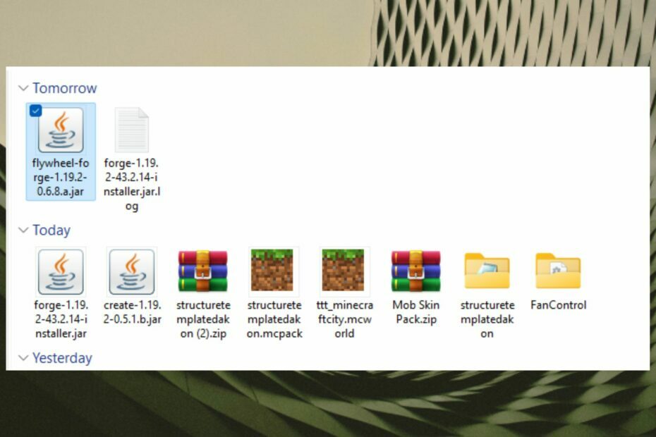 Windows 11-Morgen-Dateien