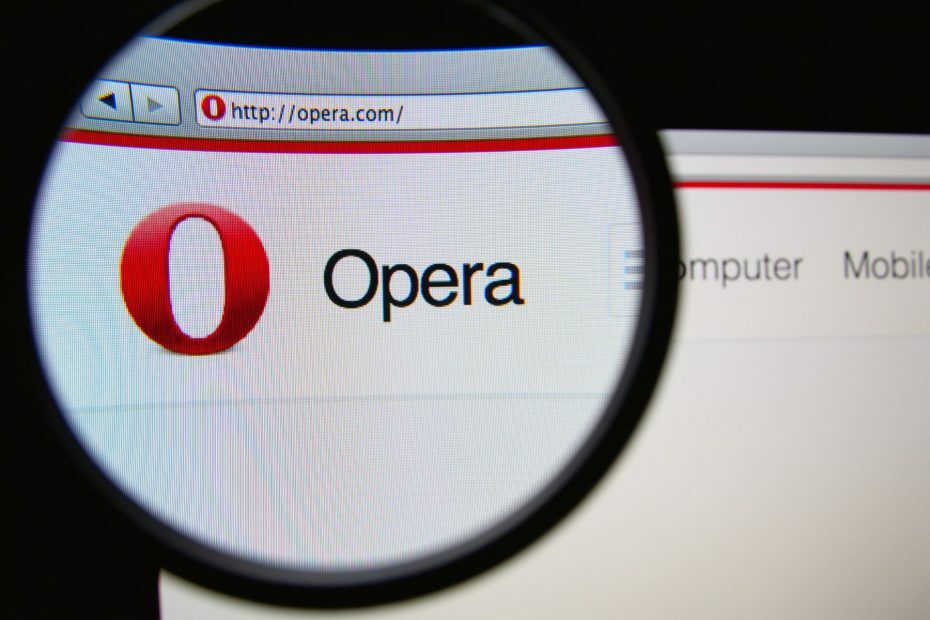 Opera των Windows 11
