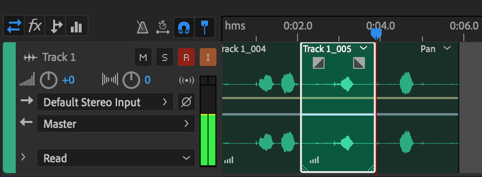 ferramenta de gravação de áudio adobe audition