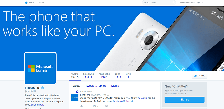 Microsoft გათიშავს @LumiaHelp- ს