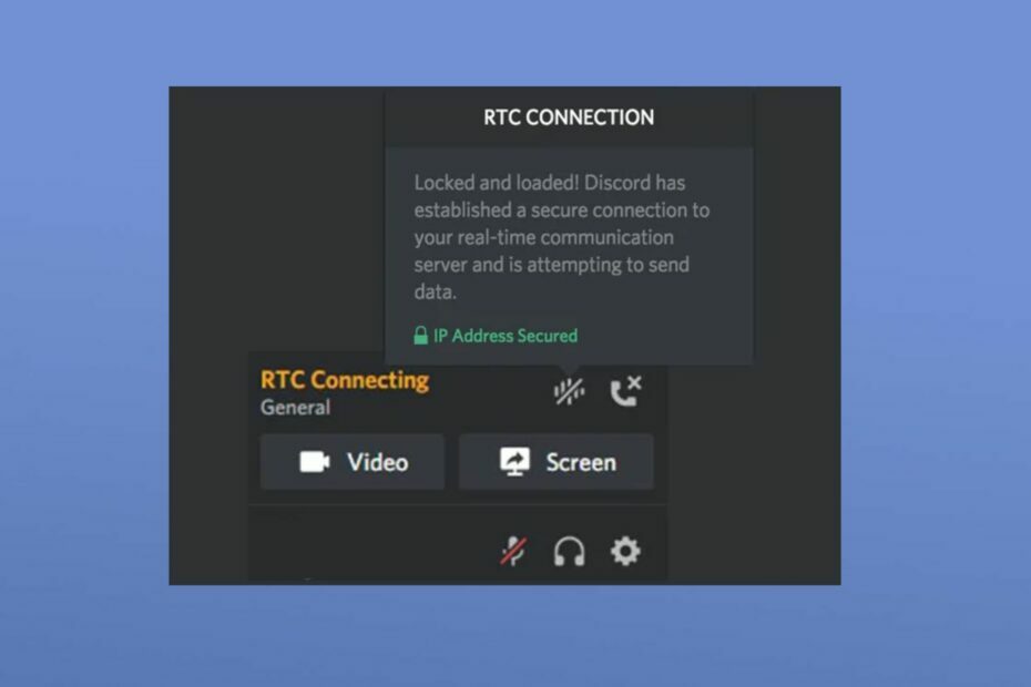 Discord застряг на підключенні RTC