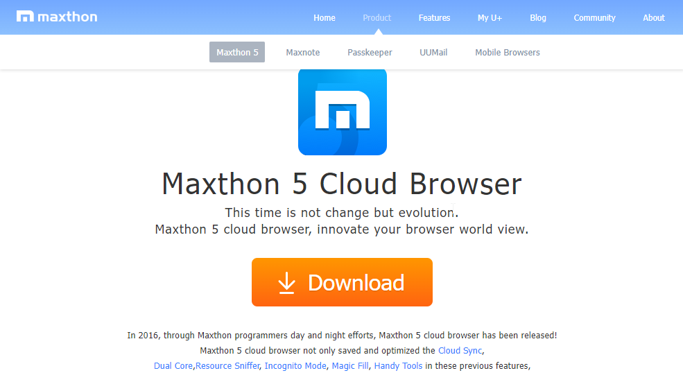 maxthon najlepsza przeglądarka dla fedory