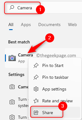 Windows Camera Share Мін