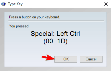 digita la conferma della chiave disabilita la chiave di Windows