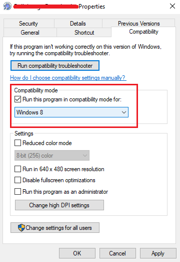 როგორ შევცვალოთ თავსებადობის რეჟიმი პროგრამებისთვის Windows 10-ში