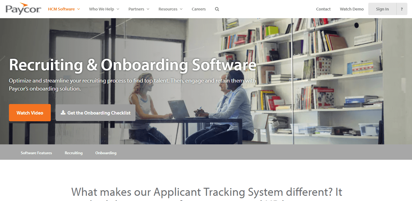 Paycor - automaattinen onboarding-ohjelmisto