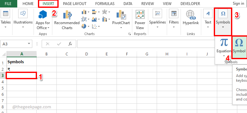 Sådan opretter du en rulleliste med symboler i Excel