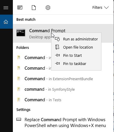 käivitada administraatori kasutajakontol aegunud Windows 10