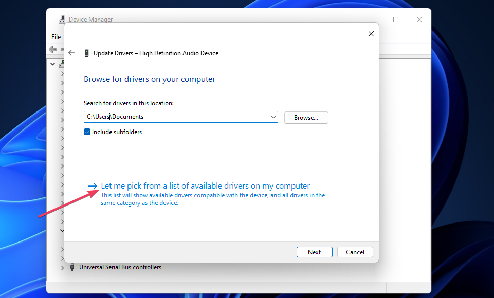 Нека избера опция Windows 11 HDMI аудио не работи
