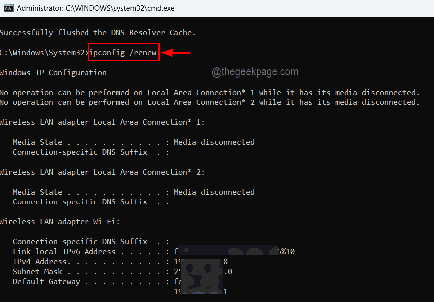 Fix - "Ikke forbundet - Ingen forbindelser er tilgængelige" Fejl i Windows 11, 10 [Løst]