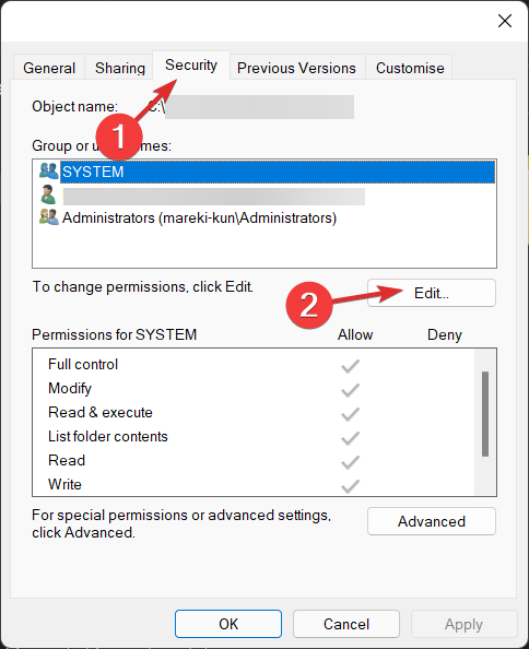 системное редактирование песочницы Windows 11 не работает
