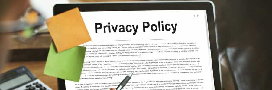 VPT privatumo politika