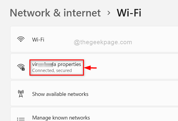 Proprietà Wi-Fi 11zon