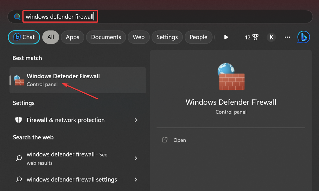 Windows Defender-Firewall