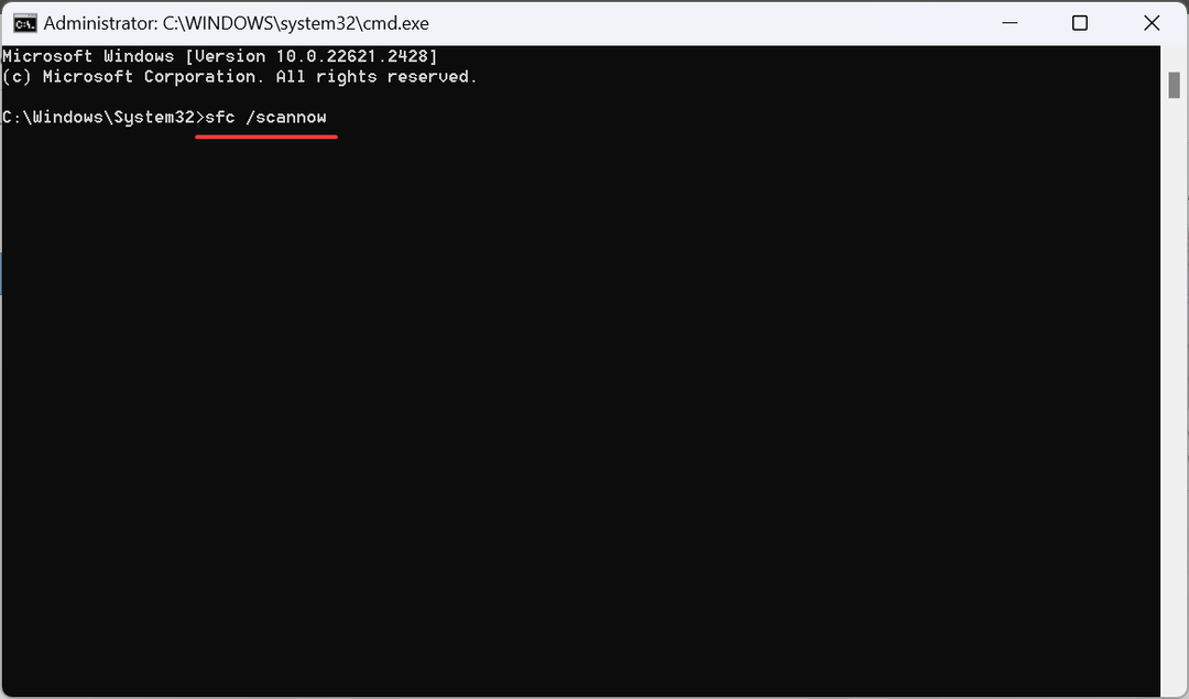 skenování sfc pro opravu získat pomoc s nefunkčním systémem Windows 11