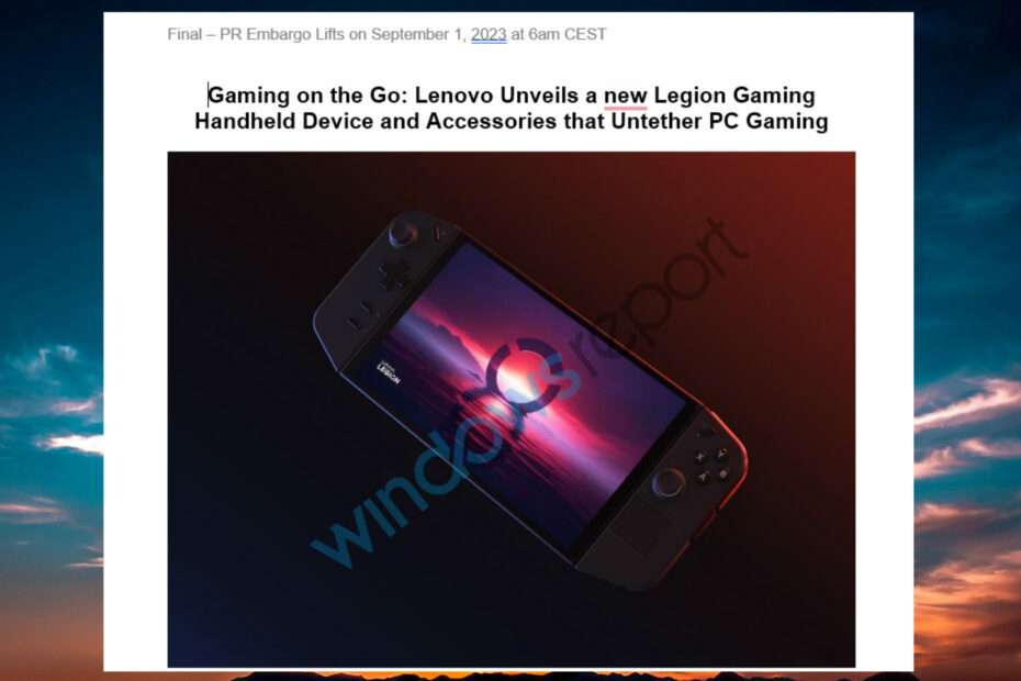 Lenovo Legion Gaming-Konsole