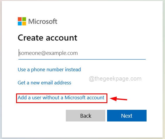 Pievienojiet lietotāju bez Microsoft konta 11zon