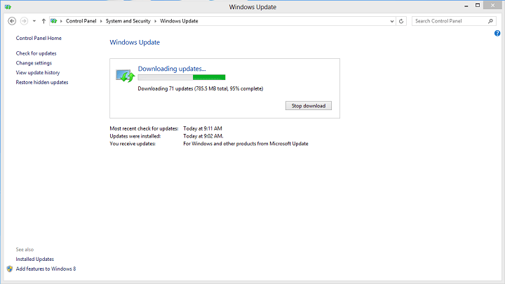 KB3138612, KB3138615 on julkaistu Windows 7: n Windows Update -sovelluksen parantamiseksi