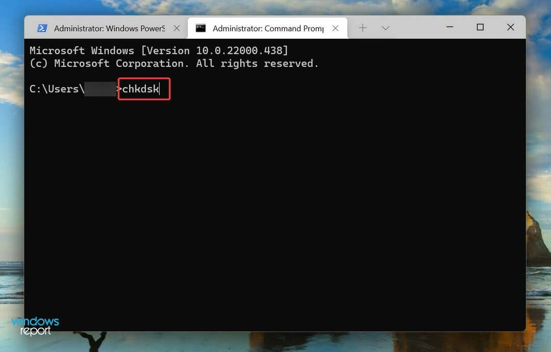 Mata ut ChecDisk för att korrigera brillo som inte fungerar i Windows 11